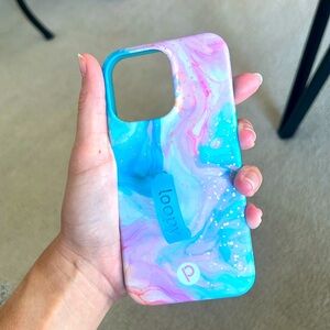 iPhone 13 Pro Loopy Case Pastel Swirl